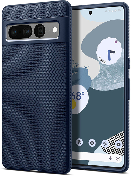 Купить Чехол Spigen Liquid Air (ACS04724) для Google Pixel 7 Pro (Navy Blue) 1209651